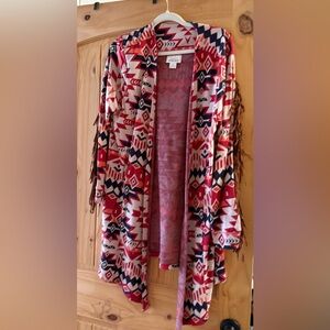Aztec Fringe Sweater- Ariat